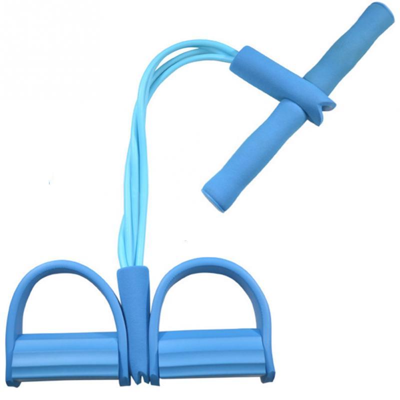 Natural Latex Foot Pedal Resistance Rope Expander