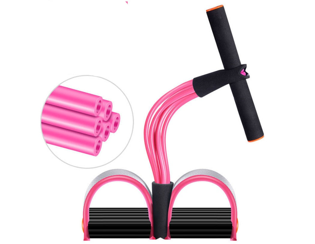 Natural Latex Foot Pedal Resistance Rope Expander