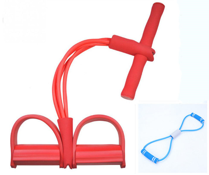 Natural Latex Foot Pedal Resistance Rope Expander