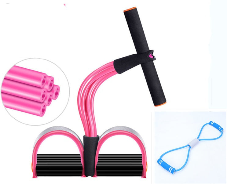 Natural Latex Foot Pedal Resistance Rope Expander