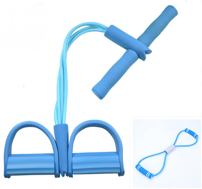 Natural Latex Foot Pedal Resistance Rope Expander