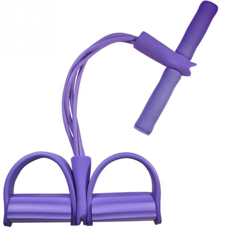 Natural Latex Foot Pedal Resistance Rope Expander