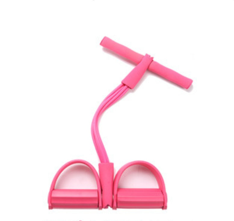 Natural Latex Foot Pedal Resistance Rope Expander