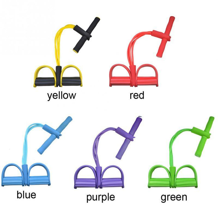 Natural Latex Foot Pedal Resistance Rope Expander