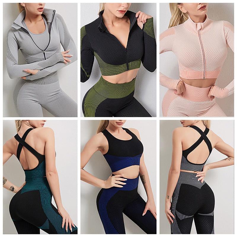 Signature Cowgirl Yoga Top Sports Bra Leggings Set