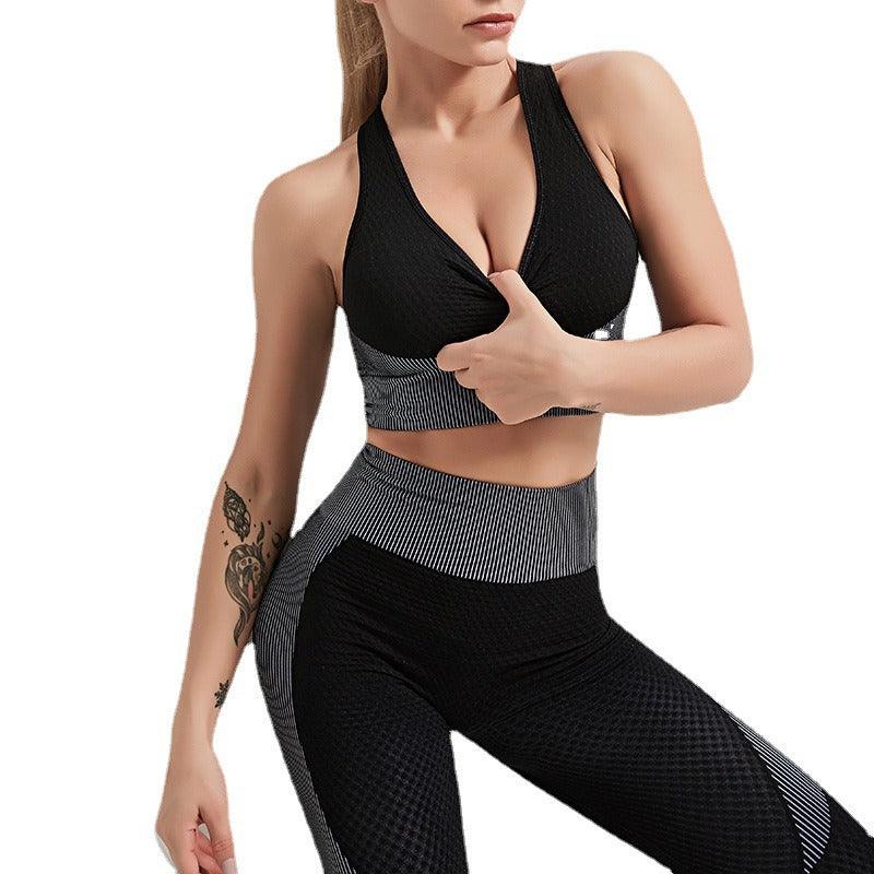 Signature Cowgirl Yoga Top Sports Bra Leggings Set