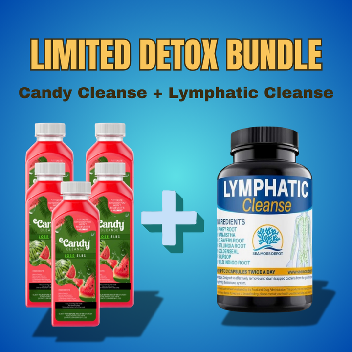 LIMITED DETOX BUNDLE: Candy Cleanse + Lymphatic Cleanse — Full Body Reset Duo