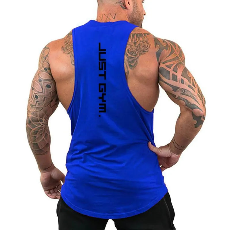 Men’s Sleeveless Workout Fitness Running Breathable Tank