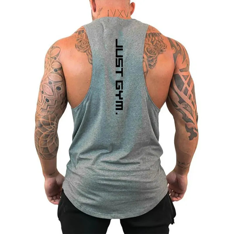 Men’s Sleeveless Workout Fitness Running Breathable Tank