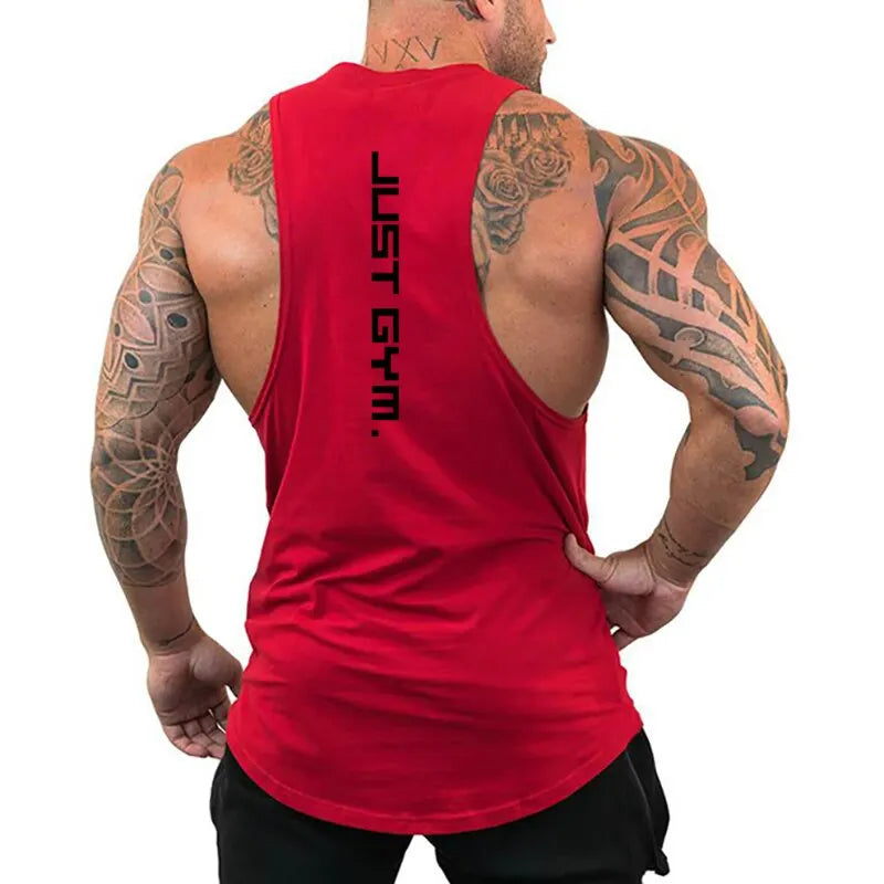 Men’s Sleeveless Workout Fitness Running Breathable Tank