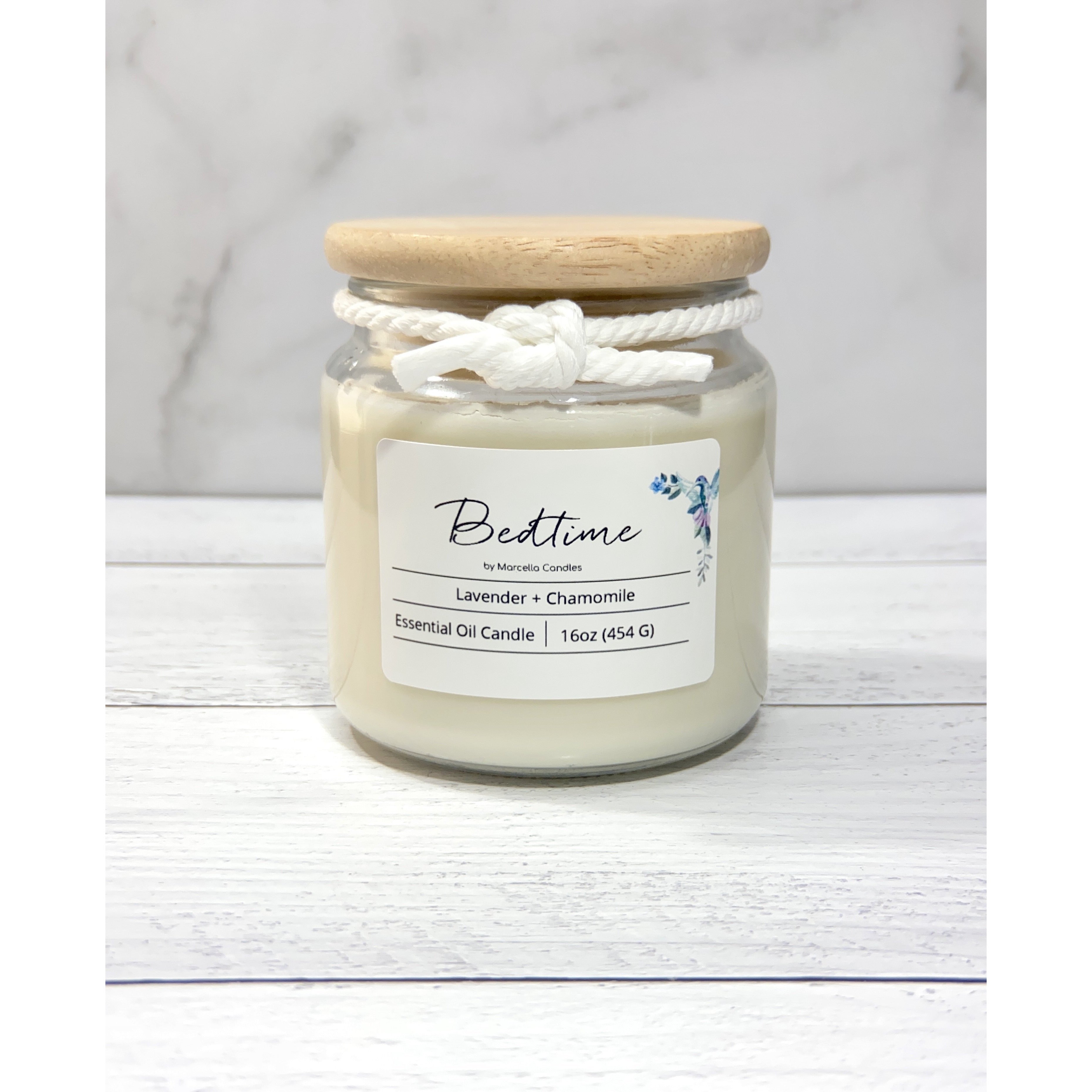 Bedtime Lavender + Chamomile Aromatherapy Candle