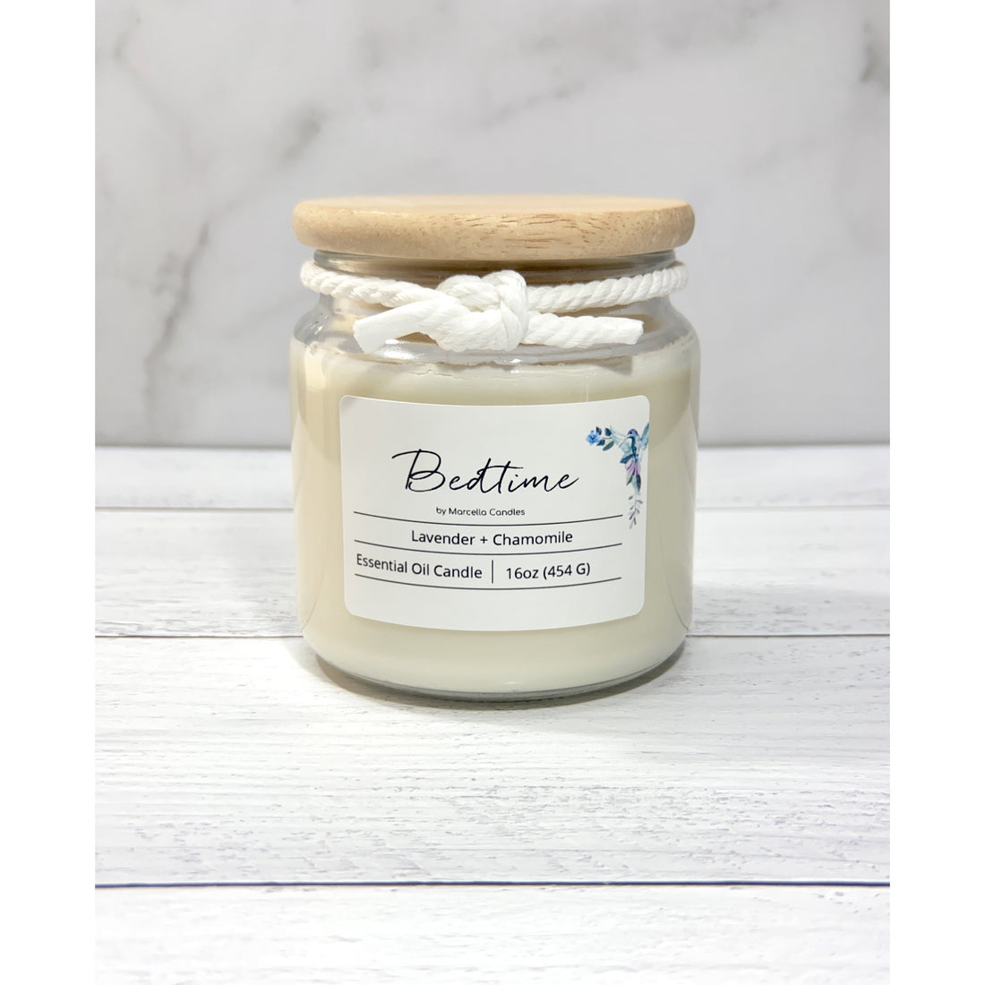 Bedtime Lavender + Chamomile Aromatherapy Candle