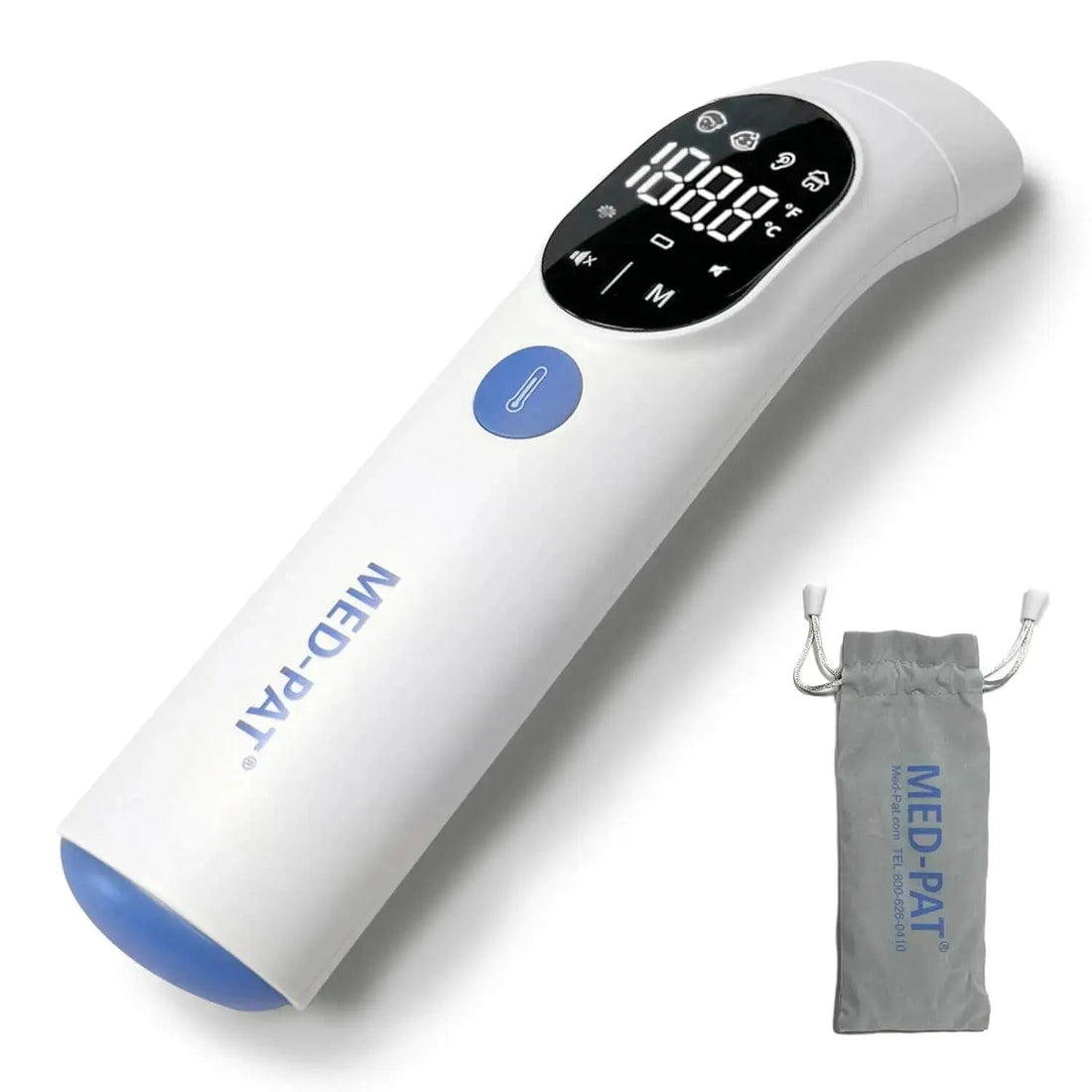 Med-Pat TH-1 4-in-1 Digital Ear Forehead Thermometer