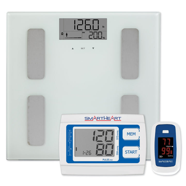 SmartHeart Total Body Analyzer Scale BP Oximeter