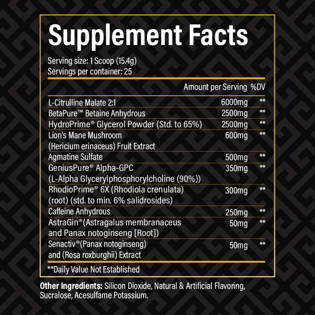 Historic Pre-Workout